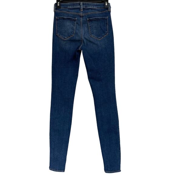 L’Agence SZ 26 Marguerite Skinny Jeans High-Rise Stretch Pockets Medium Wash - Picture 3 of 9